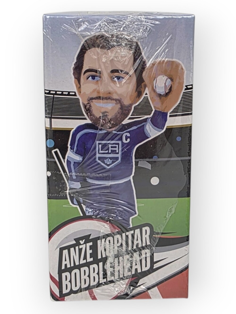 2020 ANZE KOPITAR DODGERS WITH BASEBALL MITT BOBBLEHEAD LOS ANGELES KINGS SGA